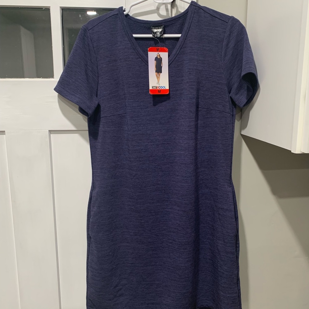 32 degrees navy blue t shirt dress